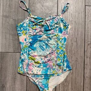 Lilly Pulitzer Postcards to Positano Girls One-Piece Swimsuit 7
